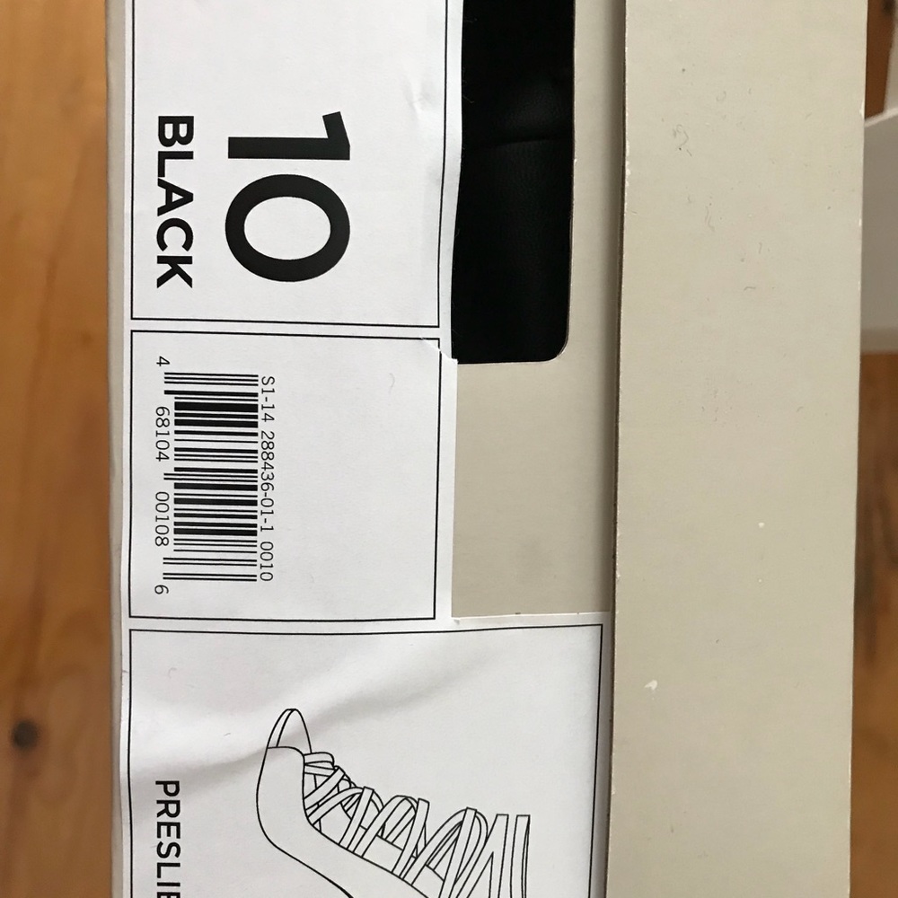 🔴SOLD🔴 BANANA REPUBLIC BLK PRESLIE CAGED SANDAL - Picture 6 of 6